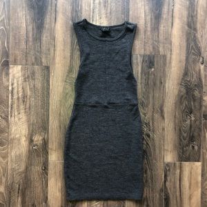 Gray tank topshop mini dress
